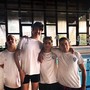 In foto, da sinistra: Giulio Borgia, Leonardo Toro, Cristian Gaudino, Rafael Fermin