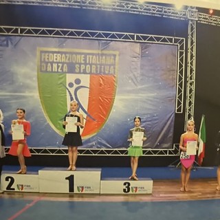 Danza sportiva: la savonese Carolina Corongiu brilla nella Coppa regionale Liguria 2023