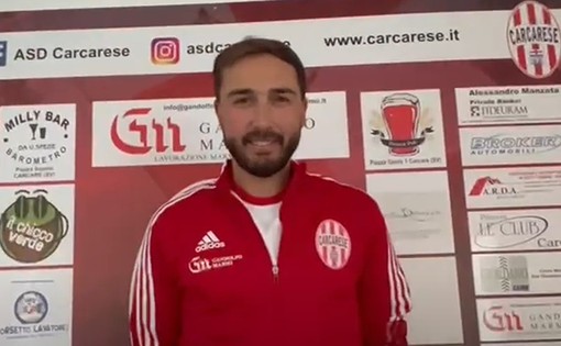 Calcio, Carcarese a punteggio pieno dopo il 2-0 alla Sampierdarenese, Saviozzi: &quot;Abbiamo tanti gol nella gambe, ora testa al Ventimiglia&quot; (VIDEO)