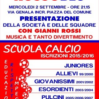 Calcio, Dianese: appuntamento alle 21:15 con la presentazione della squadra