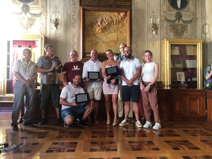 Finale Ligure. L'Amministrazione ha premiato le proprie eccellenze sportive (FOTO)