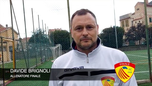 Calcio, Finale. Brignoli dopo lo 0-0 con il Millesimo: &quot;Ai ragazzi ho chiesto carattere e lo hanno dimostrato&quot; (VIDEO)