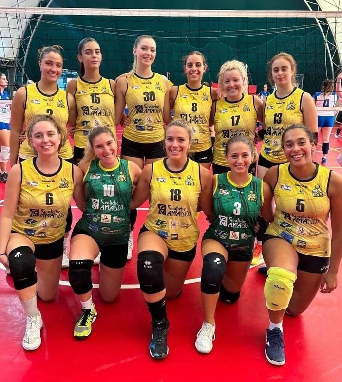 Pallavolo: gioca, lotta e sfiora la vittoria ma alla fine la Grafiche Amadeo femminile per con il Ligurmar Genova