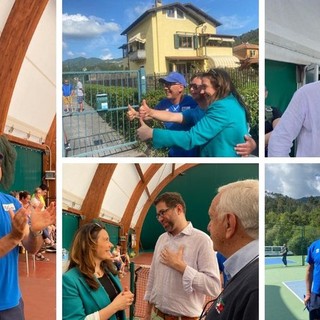 Sport &amp; Disabilità: visita al Tennis Club di Garlenda per il ministro Locatelli (FOTO e VIDEO)