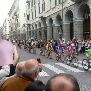 Foto d'archivio passaggio a Savona del Giro d'Italia