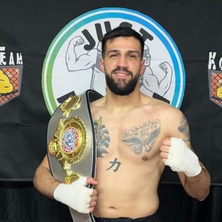 Kombat Team Alassio.  Giovanni Spanu conquista il titolo iridato IKC, le felicitazioni dell'assessore Roberta Zucchinetti