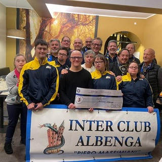 Non solo calcio, donazione all'Asdo da parte dell'Inter Club Albenga