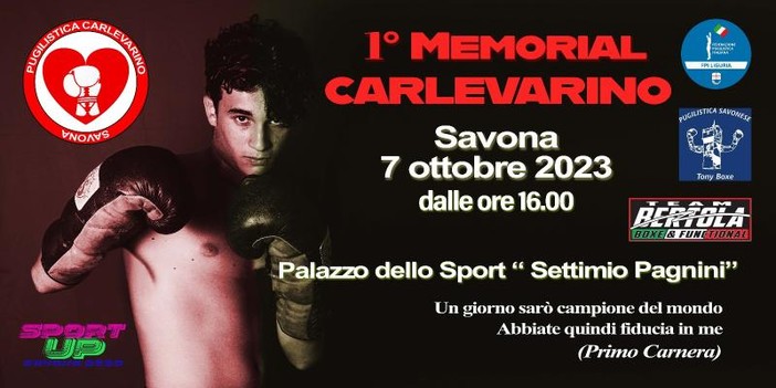 Pugilato. La nobile arte a Savona, sabato prossimo è in programma il primo Memorial Carlevarino