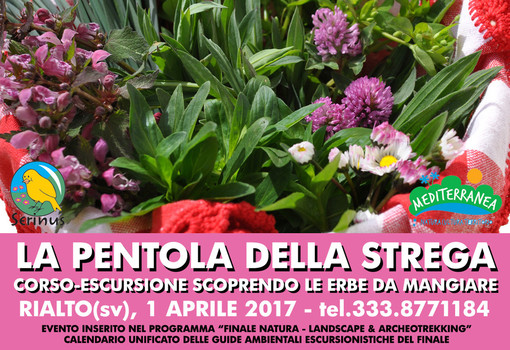 Rialto, sabato 1 aprile un'escursione nella natura con il progetto “La pentola della strega”