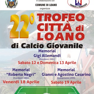 Calcio Giovanile: il Trofeo Città di Loano è in rampa di lancio