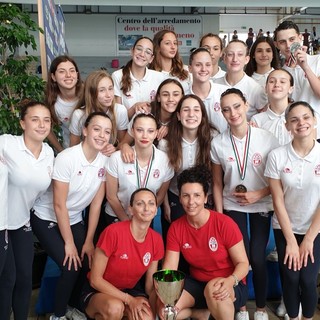 Nuoto Artistico. La Rari Nantes savona blinda altre tre medaglie ed è Campione d'Italia nella categoria Ragazze!