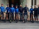 La nazionale azzurra di Mountain Bike in ritiro ad Alassio. Oggi alle 18 la firma della Piastrella del Muretto