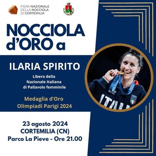 Volley. La campionessa olimpica Ilaria Spirito vince il premio Nocciola d'Oro di Cortemilia