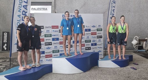 Nuoto artistico, Maya Ordine e Giorgia Zanoni del Doria Nuoto Loano sono campionesse d'Italia propaganda