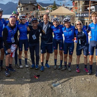 La nazionale di mountain bike bronzo ai mondiali di Andorra: nell'inverno scorso era stata in ritiro ad Alassio