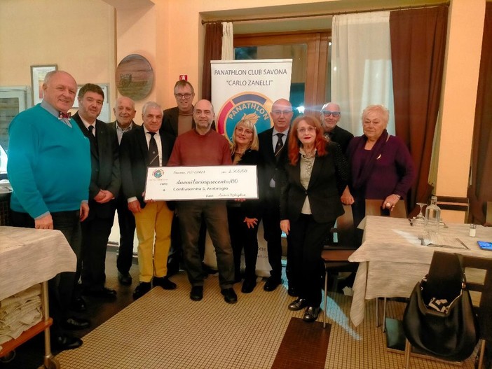 Savona, da Panathlon Club “Carlo Zanelli” una donazione per il restauro della chiesa di Nostra Signora del Monte