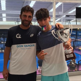 Padel. Il titolo italiano Under 16 arriva a Ponente, medaglia d'oro per Pietro Giovannini