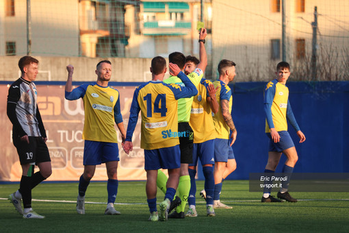 Giudice Sportivo, Eccellenza. Pietra multato, squalifiche pesanti dopo la gara con la Voltrese: cinque giornate a Dominici, tre a Caruso, due a Sancinito