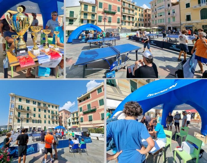 Terza edizione del &quot;Ping Pong Gala&quot; in piazza Bovani a Varazze