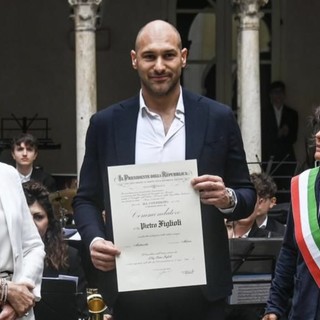 Rari Nantes Savona. Il presidente Mattarella ha nominato Pietra Figlioli Commendatore della Repubblica