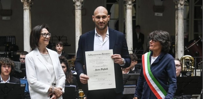 Rari Nantes Savona. Il presidente Mattarella ha nominato Pietra Figlioli Commendatore della Repubblica