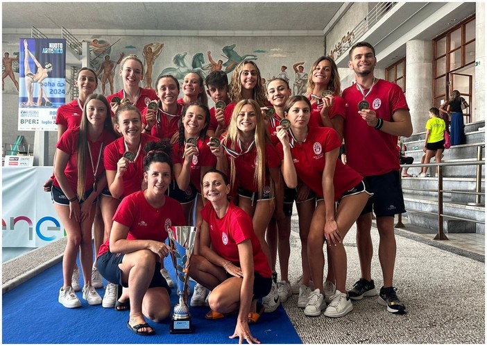 Nuoto Artistico, Rari Nantes Savona. Arriva il  titolo tricolore ai Campionati Estivi