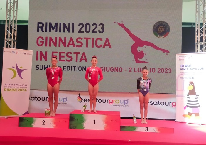 Società liguri plurimedagliate a Rimini per &quot;Ginnastica in Festa Summer Edition&quot;