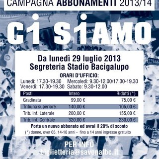 Calcio, Savona: Campagna abbonamenti e Facebook, tante novità per i supporters biancoblu