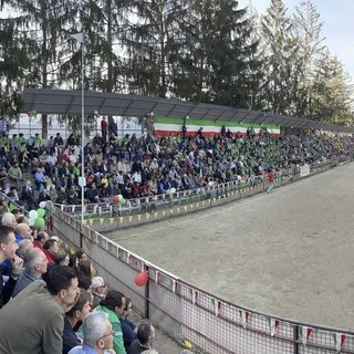 Pallapugno, Cantina Terre del Barolo Albese fa sua la finale d'andata della Serie A Banca d'Alba