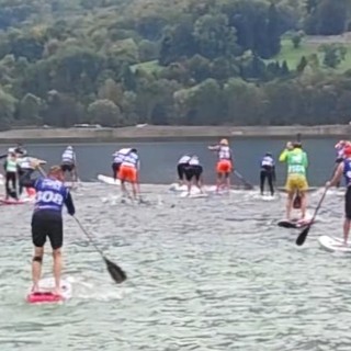 Sup Team Savona. Quattro portacolori in Savoia, spettacolo sul lago di Aiguebelette