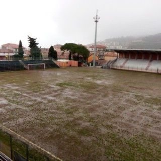 Calcio Serie D. &quot;Ciccione&quot; al limite, terreno reso pesante dalle piogge: un'incognita la sfida Imperia-Borgaro