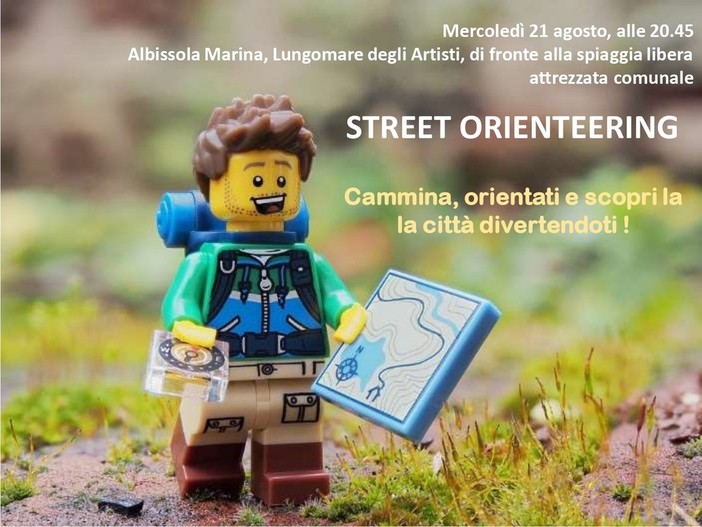 Albissola Marina, il 21 agosto arriva lo street orienteering