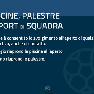 Decreto riaperture: da lunedì tornano il calcetto e gli sport da contatto, palestre e impianti sportivi aprono i cancelli dal primo giugno