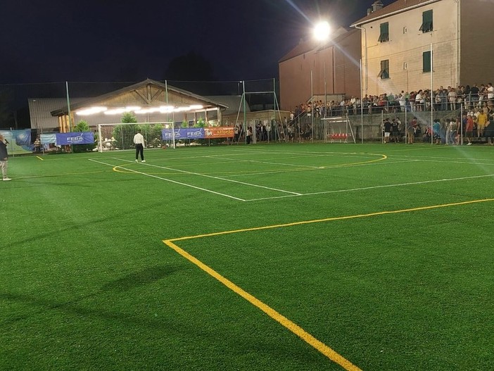 Stella, inaugurato il nuovo campo sportivo a San Bernardo intitolato a Silvio Perazzo