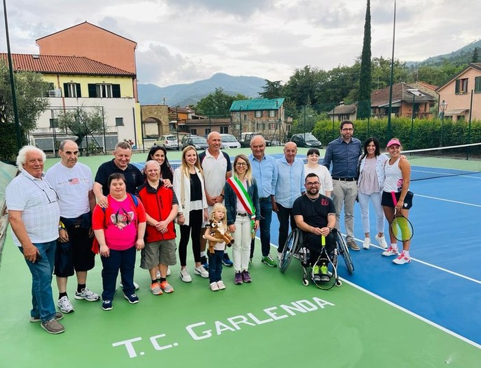 A Garlenda inaugurato il nuovo campo da tennis: &quot;Punto di riferimento per la comunità&quot; (FOTO)