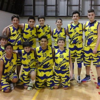 Basket, U14 maschile: vittoria facile per il Cairo sul Loano